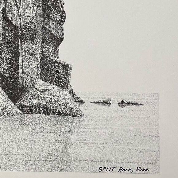 Lighthouse at Split Rock Minnesota Prints - Picture 4 of 5